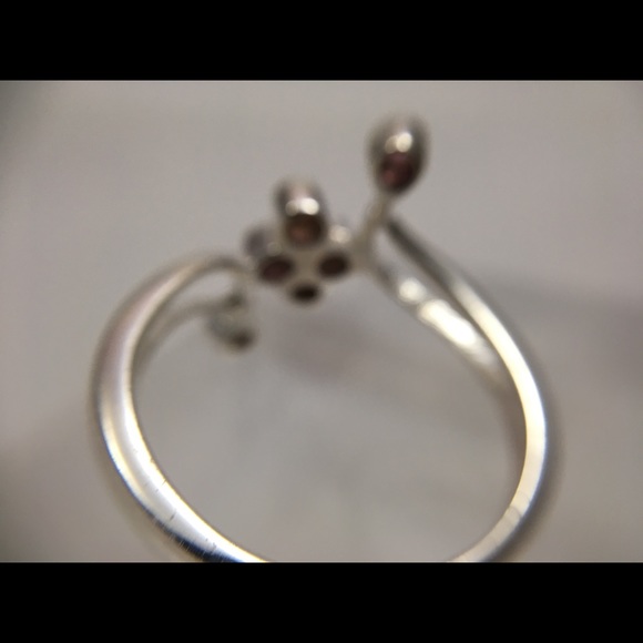 Sterling Silver 925 Pink Tourmaline Ring - Picture 7 of 8